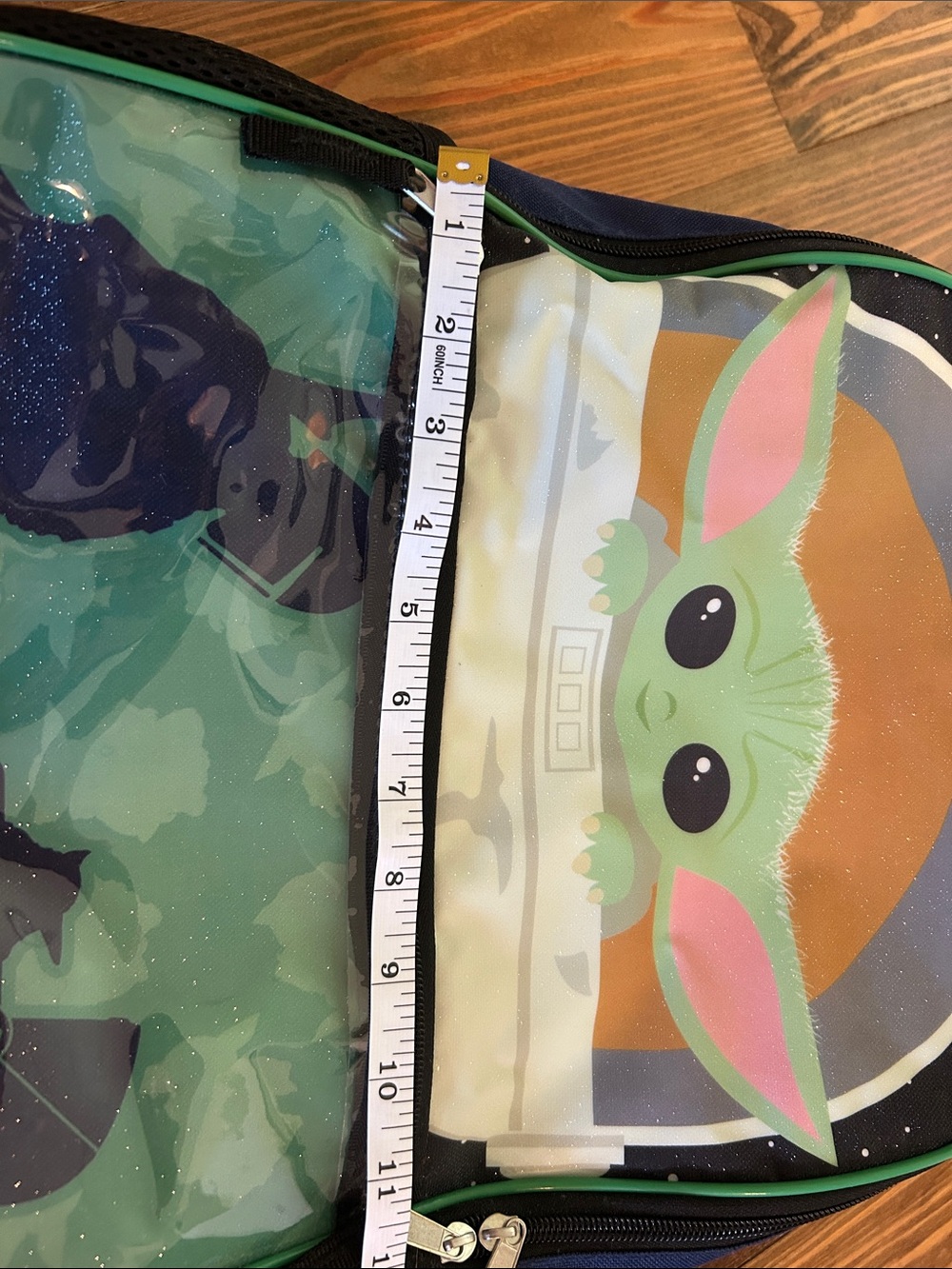 Star Wars Green Grogu Kids Backpack with Space Print - Picture 12 of 12